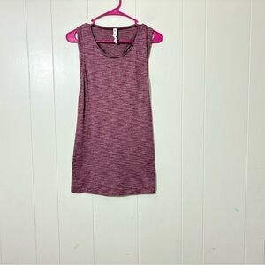 Lululemon Tank  &go Everywhere Tank Womens Twist Back Burgundy Size 10